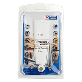 thermohauser Reusable piping bag set made of cotton, standard, 16 pieces (piping bag, adapter, 14 nozzles)