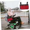 Mipcase Wheelchair Side Bag Straps Multi-Pocket Storage Pouch for Walkers