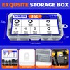 NexSync 350PCS 65Mn Steel Internal Tooth Star Lock Washers Kit