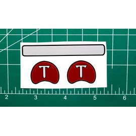 Troy Trojans Football Gumball Helmets *DIECUT DECALS ONLY* Sun Belt Mini OPI AL