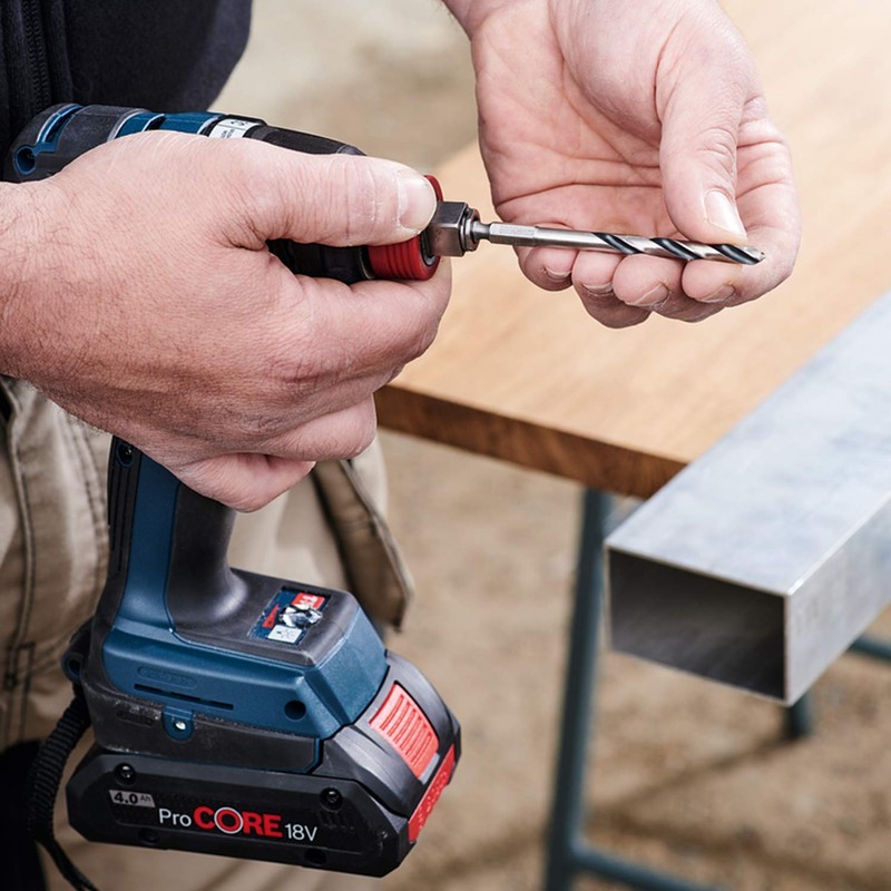 Bosch Professional 5 Piece PointTeQ Hexagonal Drill Bit Set, for