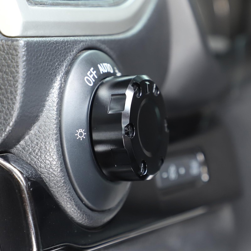 Moittellc Headlight Control Switch Knob Cover Trim Compatible with Nissan