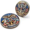 U.S. Army 250th Anniversary Commemorative Gold-Plated Challenge Coin, Double-Sided High
