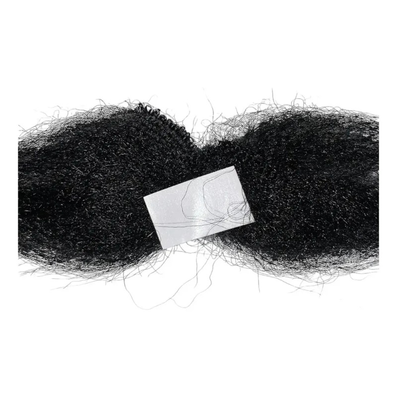 12 Bigote Negro Postizo Mostacho Mexicano Disfraz Zapata Negro