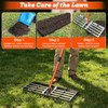 Heavy Duty Lawn Leveling Rake, 30" x 10" Stainless Steel