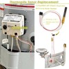 Hoeine Natural/LP Thermopile for Water Heater Replacement Parts Compatible with