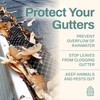 Home Intuition 2-Pack Leader and Gutter Guard from Leaves, Twigs,