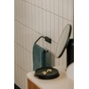 COSMIC Towel rail Light grey Installation with Screws Measures 20.8