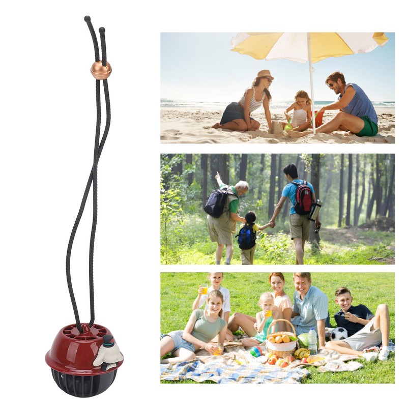 Hanging Neck Fan Leafless Cute Cartoon Design Quiet USB Rechargeable