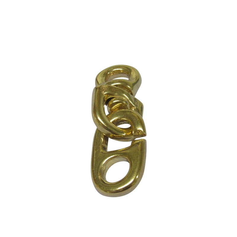 Brass Inglefield Clip Flag Swivel 58MM (Flagpole Brummel Line Hook)