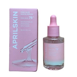 April Skin Pink Aloe Mucin Serum 30ml, 1 pc / 에이프릴스킨 핑크 알로에 뮤신 세럼 30ml, 1개