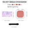 Erinde Monocromo Sombras Para Ojos Matte, Resistente al Agua, E06