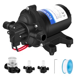 ECO-WORTHY RV Water Pump 12Volt 3.5GPM 50PSI 12V Fresh Diaphragm Pump with Pressure Switch and Self-Priming for RV Yacht Garden Sprayer Food Truck