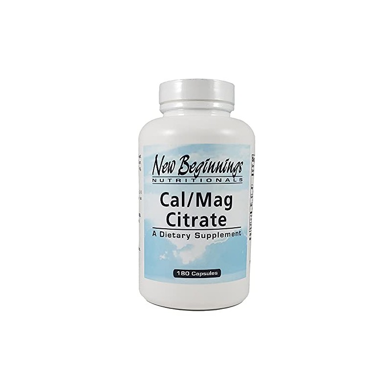 New Beginnings Nutritionals CalciumMagnesium Citrate (180 Caps)