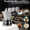 LAOION Stovetop Espresso Maker, 6Cup Moka Pot, Espresso Machine Compatible