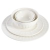 Gibson Home Zen Buffet Porcelain Dinnerware Set, Service for 8