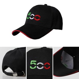 OYDDL Unisex Flat Visor Hat Adjustable Baseball Cap with Closure Multiple Colours Available 500 500e 500c 500l 500x Accessories, black, 7 1/4