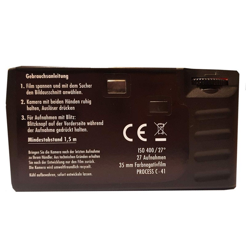 TopShot Love Cult Disposable Wedding Camera (27 Photos, Flash, Pack