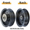 Lawneagle 532196106 Idler Pulley with 532196104 Idler Pulley Replaces Husqvarna