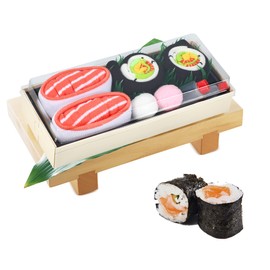 Funny Sushi Socks Box for Men Teen Boys Women - Fun Crazy Novelty Cool Silly Funky Food Socks Gifts - Unique Gag Japanese Gift Ideas for Mens Dad Birthday Father Day Christmas Stocking Stuffers