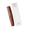 ZEUS 7.5" Handmade Large Hair Comb, Non-Static Acetate, Anti-Snag (Traditional)