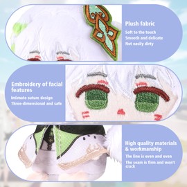 UTIEHD Genshin Impact Plush Keychains, Cute 4-Inch Collectible Doll - Compact Size for Bags and Keys for Fans (Nahida)