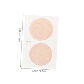 Baluue 10sheets Temporary Scar Cover Stickers Body Decal for Swimming Sports Breathable Comfortable Adhesion Conceal Imperfections