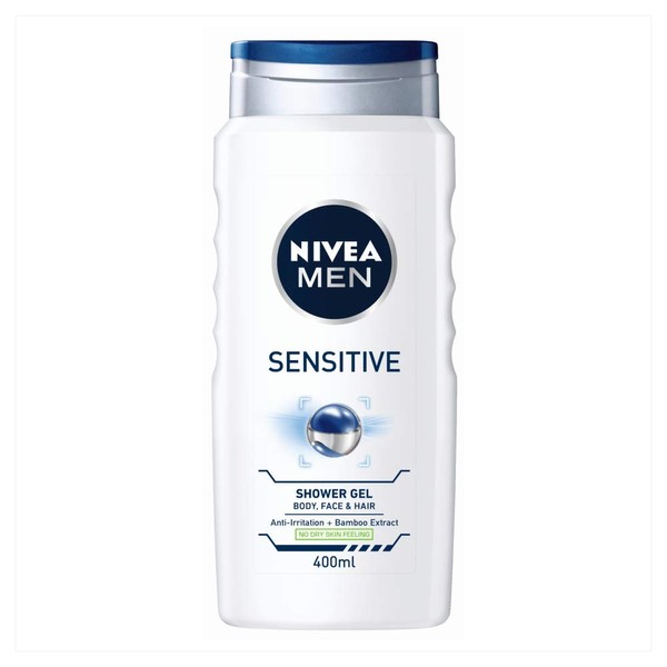 Nivea Men Sensitive Shower Gel, 400 ml
