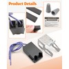 Urnqowuy 4PCS WB17X5113 Range Burner Receptacle Terminal Block Fit for