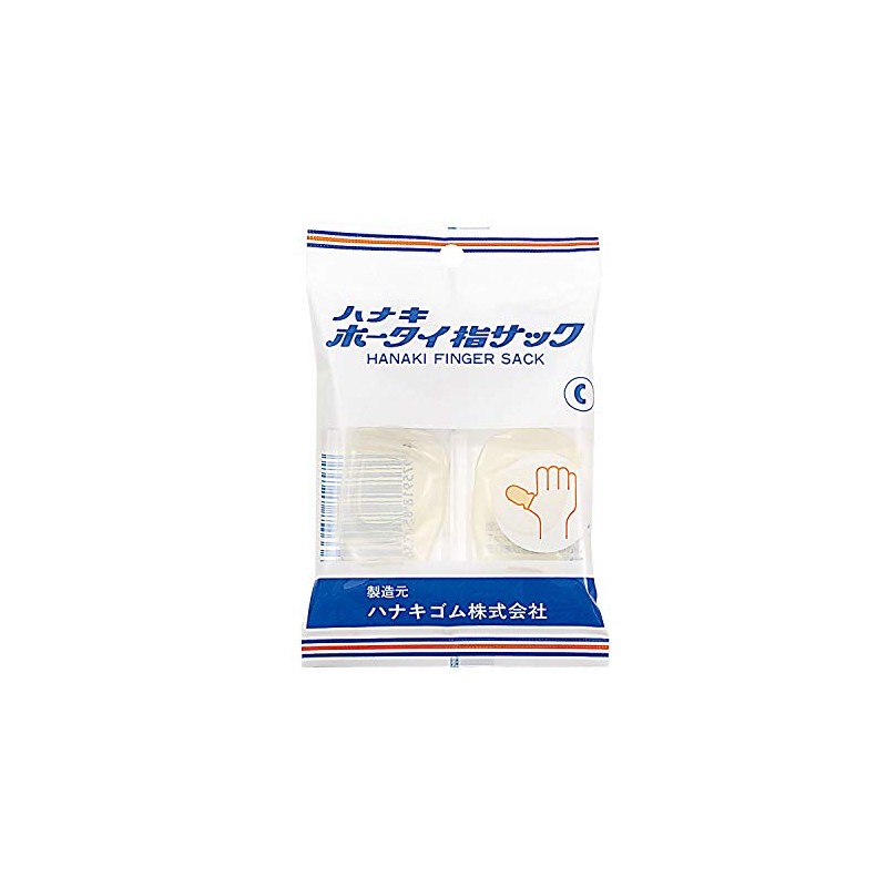 Hanaki Rubber Ho-Tai Finger Sack C (for Women's Thumb), Pack