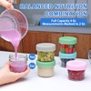 Accguan 16Pack Glass Baby Food Storage Containers, 4oz Glass Baby