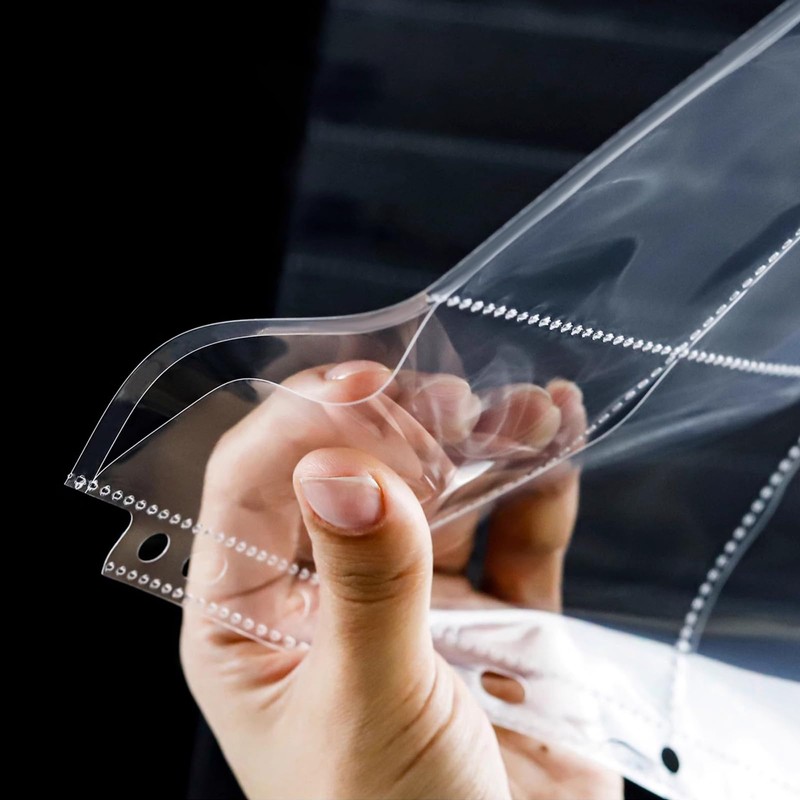 eTone 120 Archival Storage Sheets 6X9 Single Film Negative Slide,
