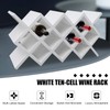 Generic Wooden 10-Bottle Wine Rack, Wine Display Rack, Countertop Free-Standing