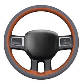 MEWANT Hand Sewn 3D Style Steering Wheel Cover Wrap for Dodge RAM 2500 2009-2010 Steering Wheel Accessories for Dodge RAM 2500