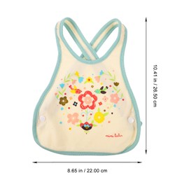 Abaodam Baberos para Bebé 2 Piezas Baberos para Niñas y Niños delantal impermeable baberos Babero de Muselina para Babas de Bebé Adecuado para la Dentición y el Babeo del Recién Nacido