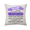 Romantic Girlfriend Gifts from Boyfriend, To My Girlfriend Cushion Cover