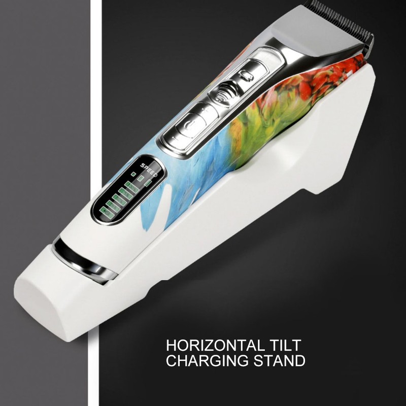 Professional Electric Hair Clipper Rechargeable Adjustment Hair Trimmer Haircutting Machine