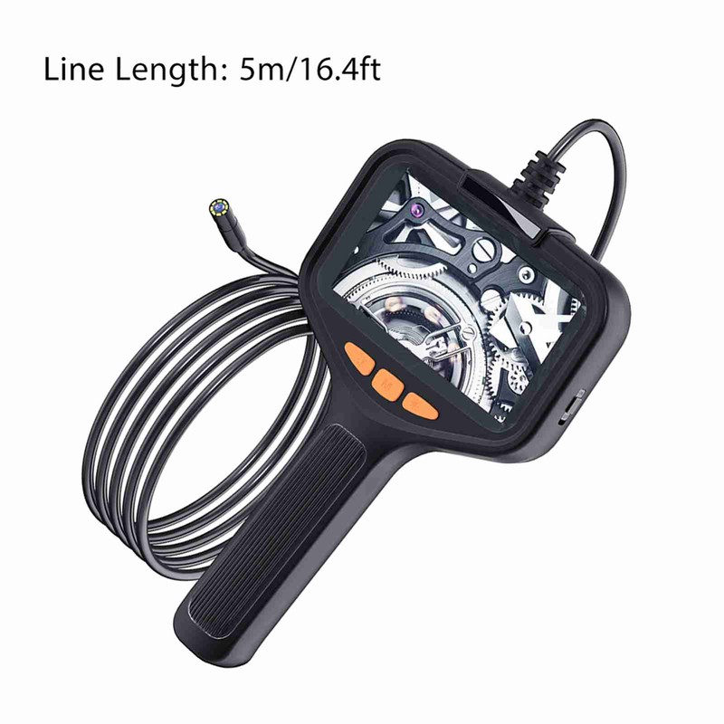 Endoscope Camera with Light, HD 1080P Borescope with 4.3'' Screen