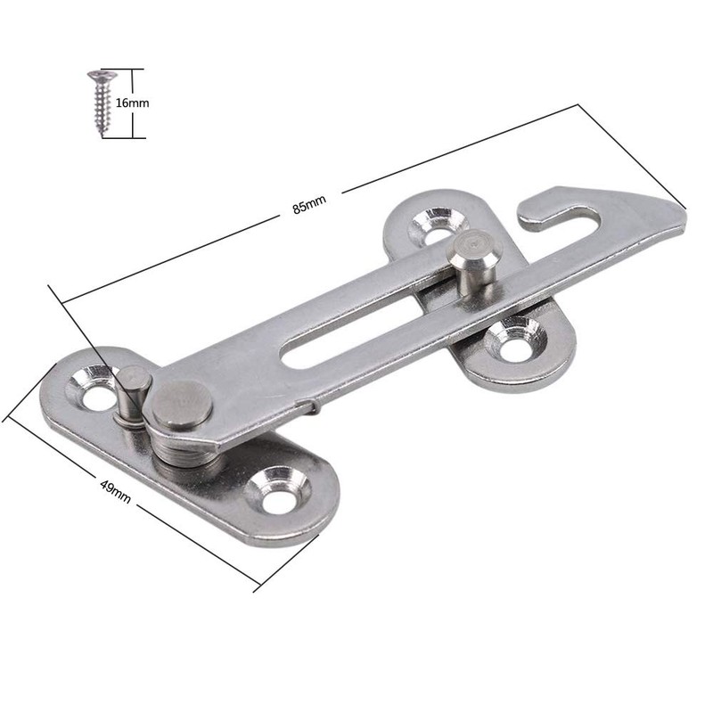 2 Pairs Window Restrictors Locks,Aongray Window Restrictor Hook Window for