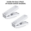 KMOUANTS [2 Pack] Laundry Detergent dispenser Nozzle Switch Holder, Upgraded