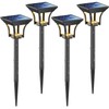 CINOTON Solar Pathway Lights Outdoor, IP65 Waterproof LED Solar Powered