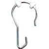 Gamco 100CHNR Chrome-Plated Steel Shower Curtain Hook With Nylon Rollers