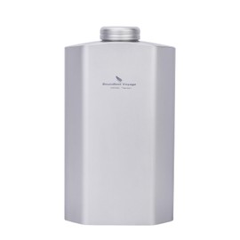 Boundless Voyage Ti3004D Titanium Water Bottle, Military Canteen Bottle, Large Capacity, 88.5 fl oz (2,500 ml), Bonfire Bottle, Lightweight, Durable, Rustproof, Antibacterial Water Bottle, Wide Mouth, Mountain Climbing, Cycling, Sports, Outdoor Activities, Camping