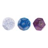 YUNAWU Multicolor 12 Sided Resin Dice Astrology Tarot Constellation Divination
