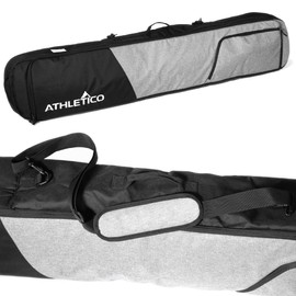 Athletico Peak Snowboard Bag - Padded Snowboard Travel Bag for Air Travel Carries Snow Board Gear Including Snowboarding Boots, Goggles, Etc for Flying (Black/Gray, 157cm)