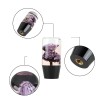 Unbranded Universal 10cm JDM Clear Purple Real Rose Flower Manual