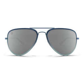 Blenders Eyewear A Series – Aviator Style Polarized Sunglasses – 100% UV Protection – For Men and Women – Maliblue Moon