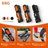 OKG Folding Bike Lock - 4 Keys, 3.7 lbs, Foldable