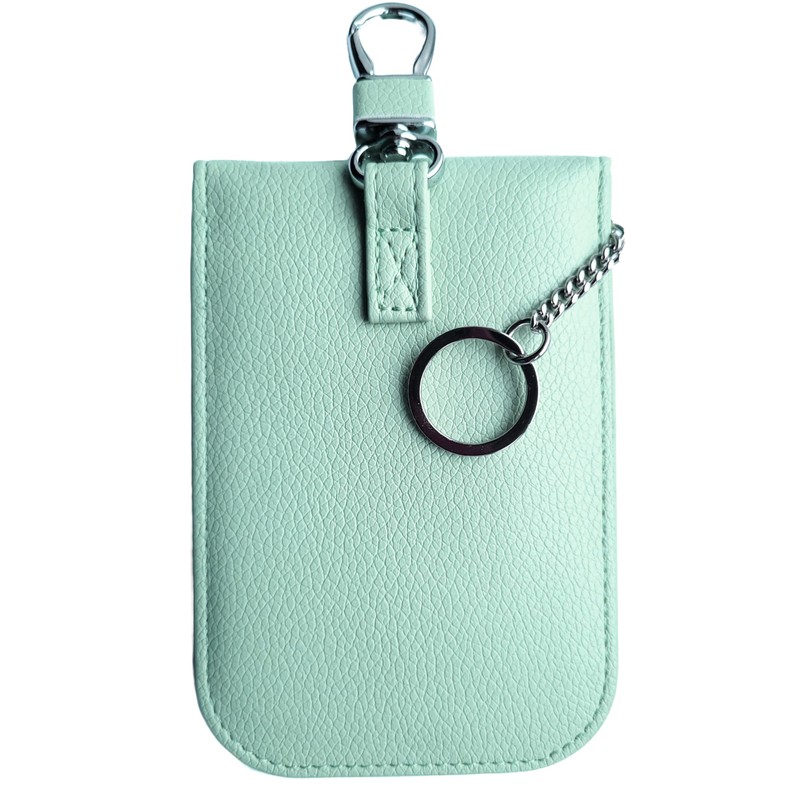 RFID Signal Blocker Faraday Pouch for Car Keys, Premium PU