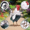 Ratuor Rooster Garden Statue Sculpture Metal Chicken Yard Decor Outdoor